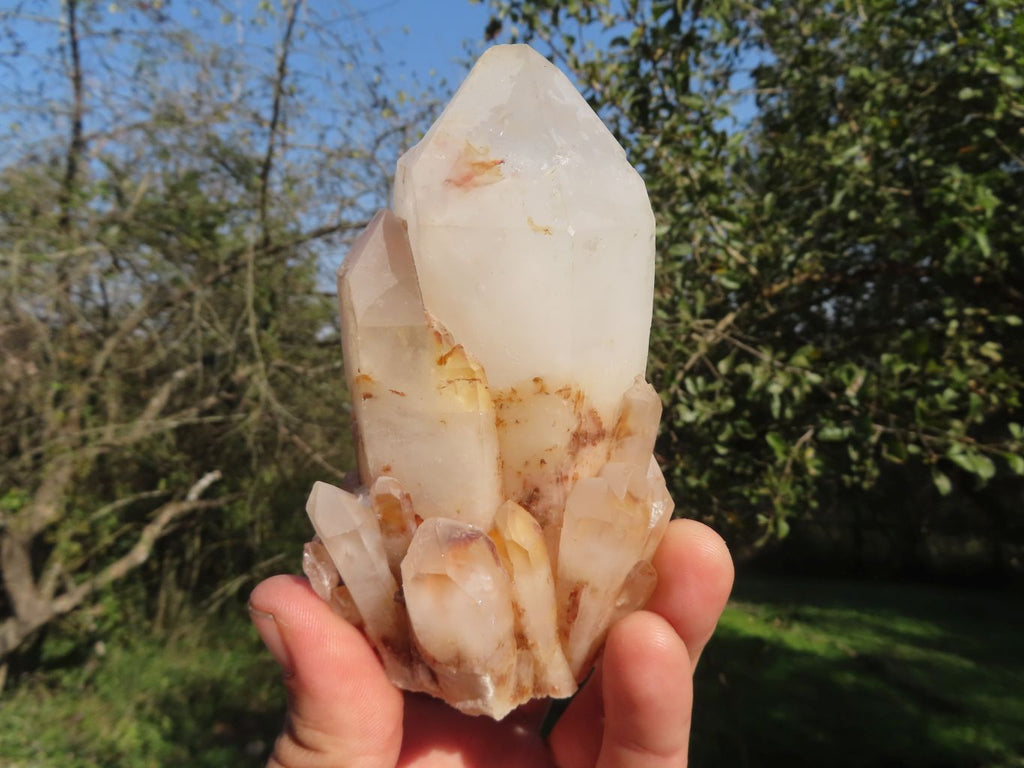 Natural Selected Intact Quartz Clusters x 4 From Madagascar - TopRock