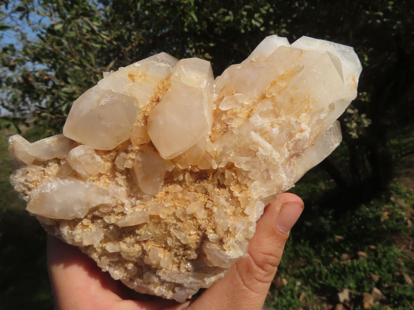 Natural Selected Intact Quartz Clusters x 4 From Madagascar - TopRock