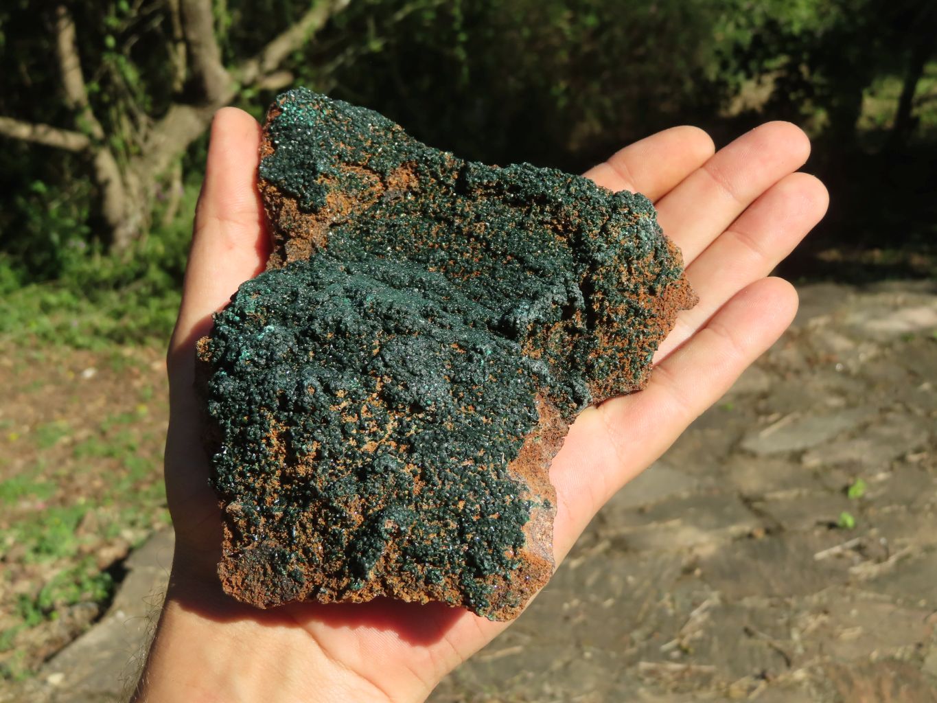 Natural Crystalline Malachite Specimens x 2 From Tenke Fungurume, Congo - TopRock
