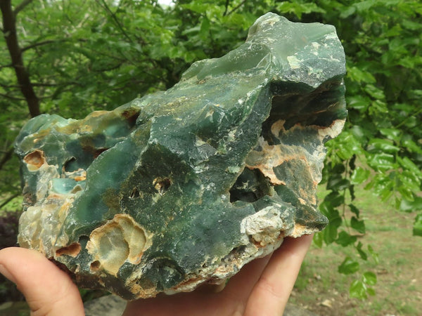Natural Extra Large Mtorolite / Chrome Chrysoprase Cutting Material  x 1 From Mutorashanga, Zimbabwe - TopRock