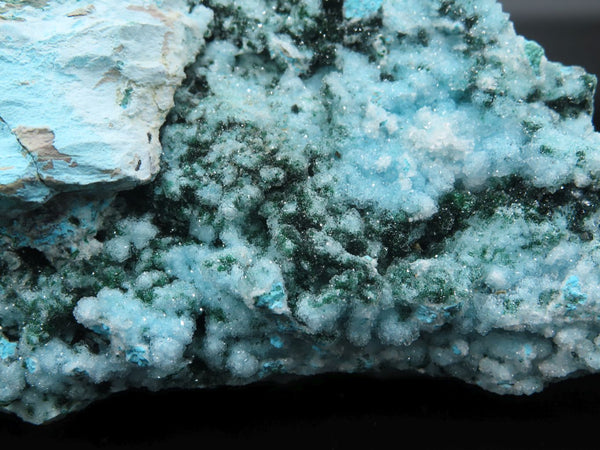 Natural Drusy Chrysocolla Dolomite With Green Tabular Orthorhombic Rare Libethenite Crystals & Malachite x 2 From Likasi, Congo - TopRock