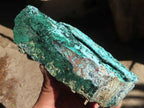 Natural Drusy Chrysocolla & Malachite Dolomite Specimens x 2 From Likasi, Congo - Toprock Gemstones and Minerals 