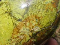 Polished Green Opal Standing Free Forms  x 2 From Antsirabe, Madagascar - Toprock Gemstones and Minerals 
