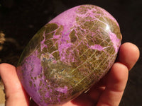 Polished Purple Stichtite & Serpentine Standing Free Forms x 2 From Barberton, South Africa - Toprock Gemstones and Minerals 