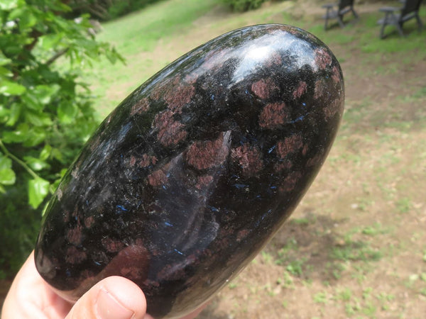 Polished Sparkling Blue Iolite Point & Standing Free Form  x 2 From Madagascar - TopRock