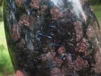 Polished Sparkling Blue Iolite Point & Standing Free Form  x 2 From Madagascar - TopRock
