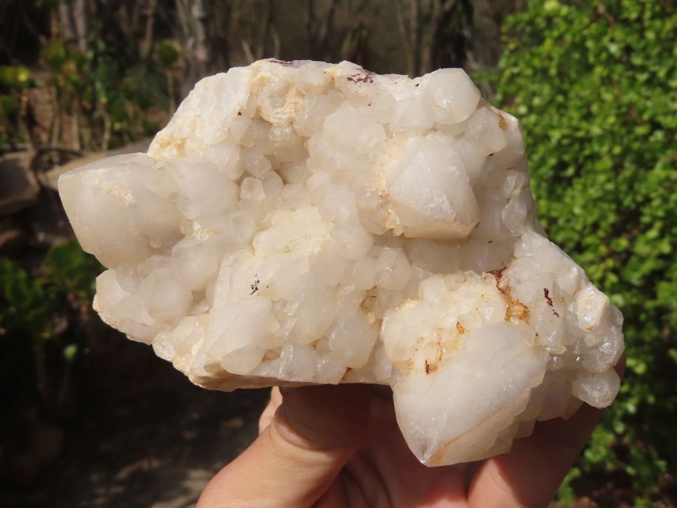 Natural Castle Quartz Clusters x 6 From Ivato, Madagascar - Toprock Gemstones and Minerals 