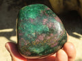 Polished Fluorescent Ruby Corundum In Chrome Verdite Free Forms x 4 From Zimbabwe - Toprock Gemstones and Minerals 