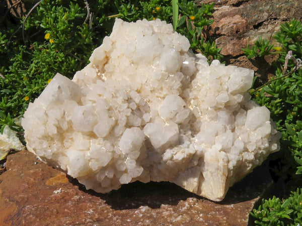 Natural Large Window & Phantoms Castle Quartz Cluster x 1 From Madagascar - TopRock