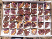 Natural Small Dark "Amethystos" Amethyst Clusters x 35 From Kwaggafontein, South Africa - TopRock