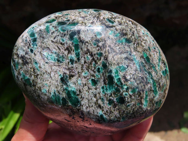 Polished Emeralds In Matrix Free Form x 1 From Zimbabwe - TopRock
