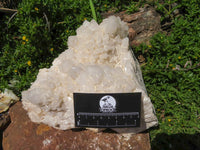 Natural Large Window & Phantoms Castle Quartz Cluster x 1 From Madagascar - TopRock