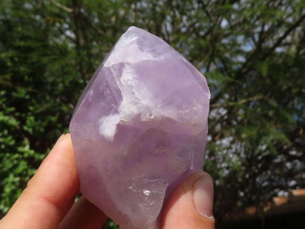 Polished Single Jacaranda Amethyst Crystals  x 9 From Mumbwa, Zambia - Toprock Gemstones and Minerals 