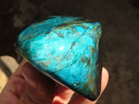 Polished Blue Shattuckite Free Forms x 6 From Kaokoveld, Namibia - Toprock Gemstones and Minerals 