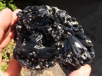 Natural Large Schorl Black Tourmaline Specimen x 2 From Erongo, Namibia - Toprock Gemstones and Minerals 