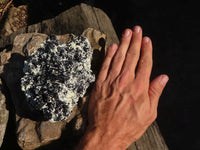 Natural Large Schorl Black Tourmaline Specimen x 2 From Erongo, Namibia - Toprock Gemstones and Minerals 