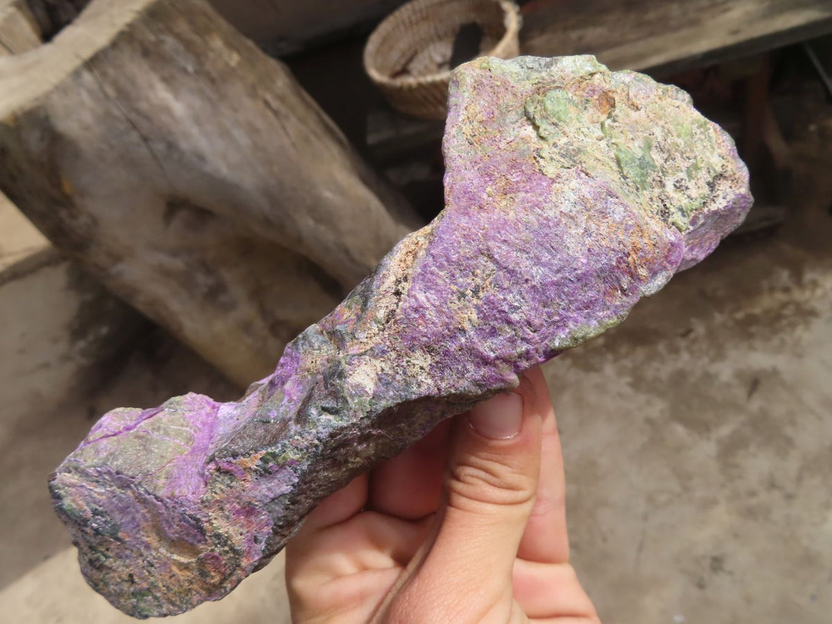 Natural Rough Stichtite & Serpentine Specimens x 5 From Barberton, South Africa - Toprock Gemstones and Minerals 