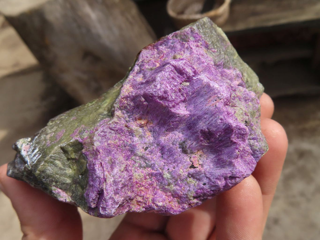 Natural Rough Stichtite & Serpentine Specimens x 5 From Barberton, South Africa - Toprock Gemstones and Minerals 