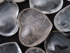 Polished Small Rock Crystal Gemstone Hearts  - sold per 1 kg -  From Madagascar - TopRock