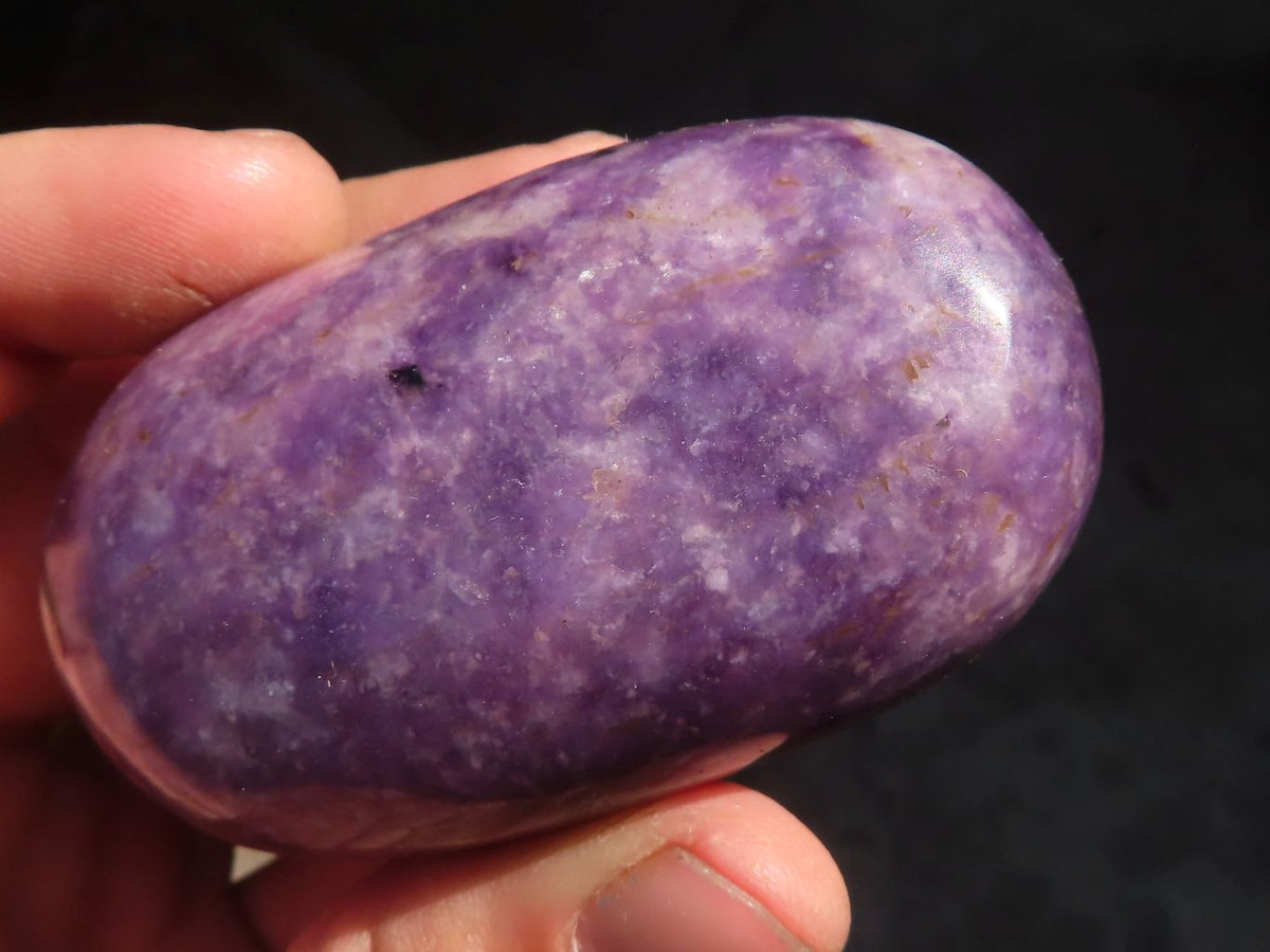 Polished Lepidolite Gallets  x 12 From Zimbabwe - Toprock Gemstones and Minerals 