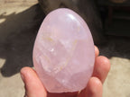 Polished Rose Quartz Standing Free Forms x 6 From Antsirabe, Madagascar - Toprock Gemstones and Minerals 