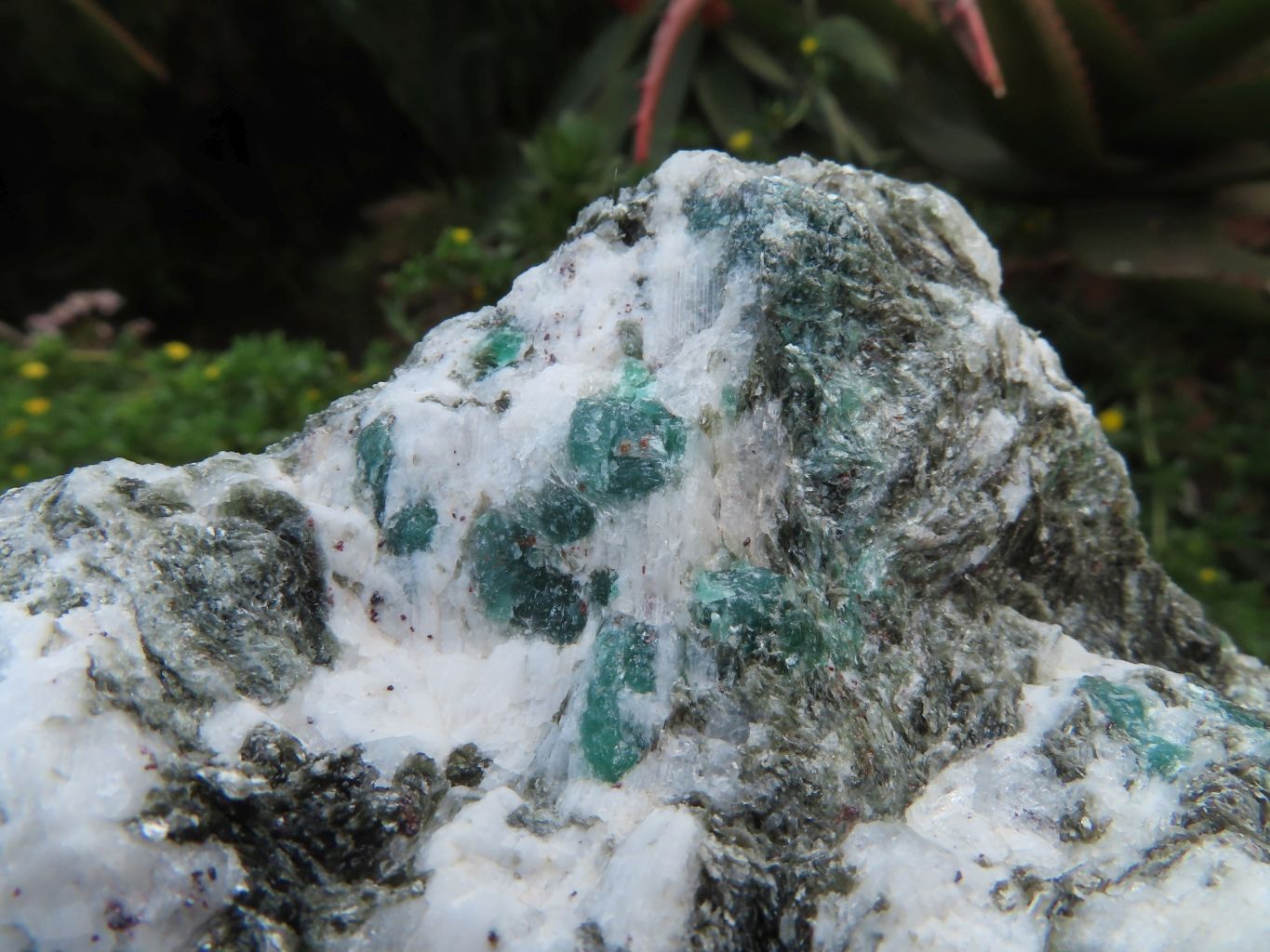 Natural Emeralds In Matrix Specimens x 2 From Sandawana, Zimbabwe - TopRock