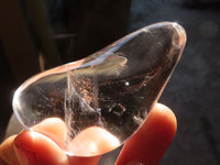Polished Semi Optic Clear Quartz Free Forms x 12 From Madagascar - Toprock Gemstones and Minerals 