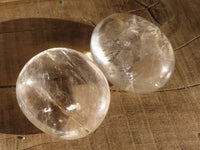 Polished Semi Optic Clear Quartz Free Forms x 12 From Madagascar - Toprock Gemstones and Minerals 