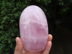 Polished Gemmy Pink Rose Quartz Standing Free Forms  x 3 From Ambatondrazaka, Madagascar - TopRock