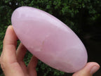 Polished Gemmy Pink Rose Quartz Standing Free Forms  x 3 From Ambatondrazaka, Madagascar - TopRock