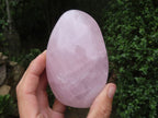 Polished Gemmy Pink Rose Quartz Standing Free Forms  x 3 From Ambatondrazaka, Madagascar - TopRock
