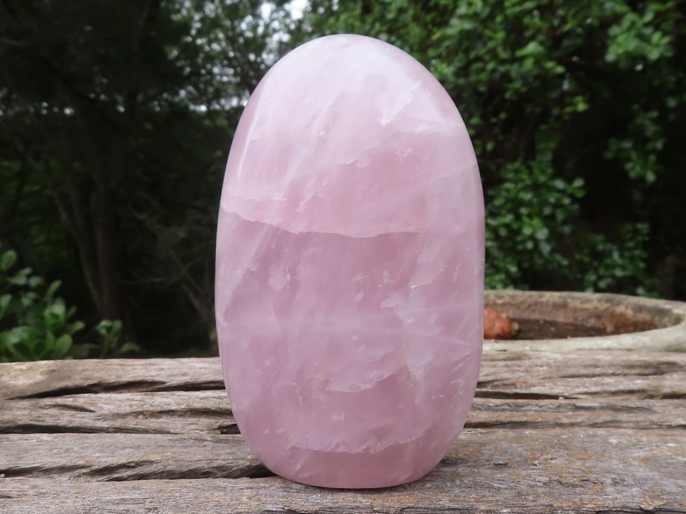 Polished Gemmy Pink Rose Quartz Standing Free Forms  x 3 From Ambatondrazaka, Madagascar - TopRock