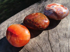 Polished Carnelian Gallets With Natural Vugs & Crystalline Features x 20 From Madagascar - TopRock