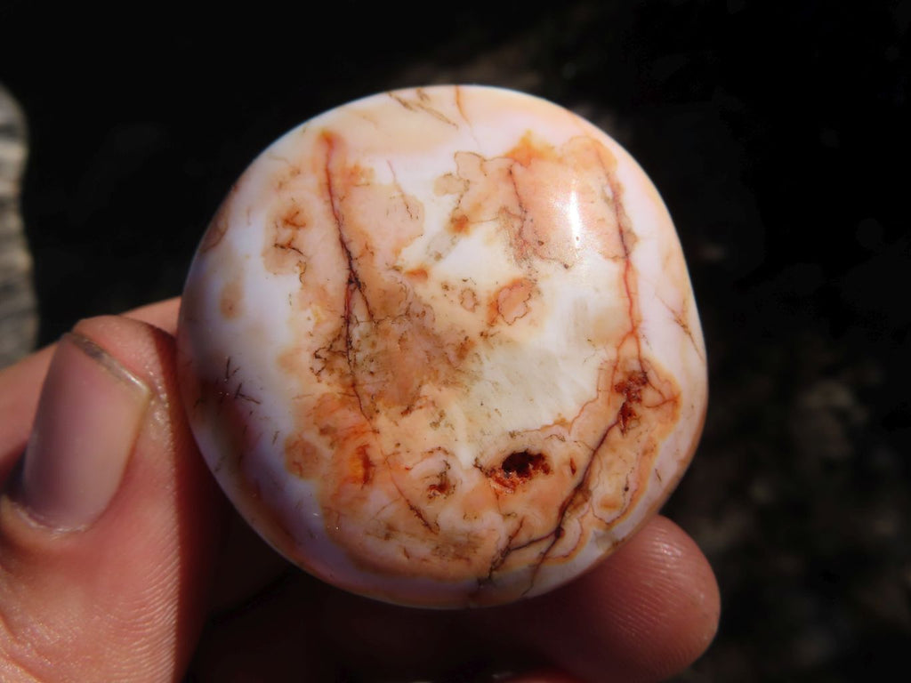 Polished Carnelian Gallets With Natural Vugs & Crystalline Features x 20 From Madagascar - TopRock