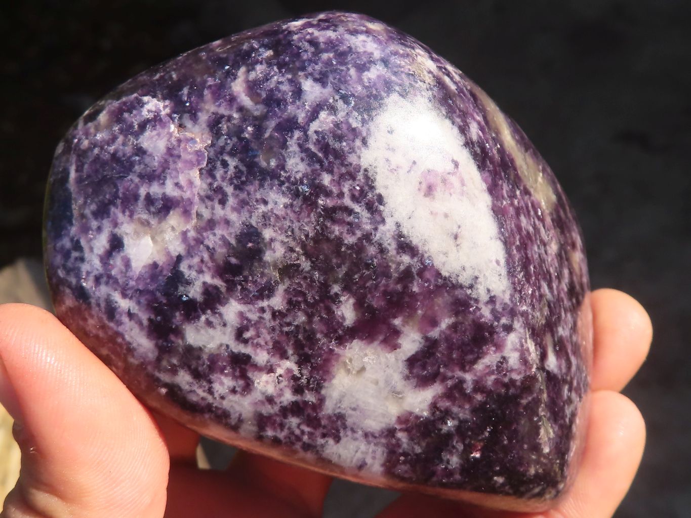 Polished Lepidolite Standing Free Forms (2) & Free Form (1) x 3 From Zimbabwe - Toprock Gemstones and Minerals 