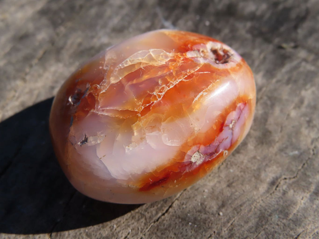 Polished Carnelian Gallets With Natural Vugs & Crystalline Features x 20 From Madagascar - TopRock