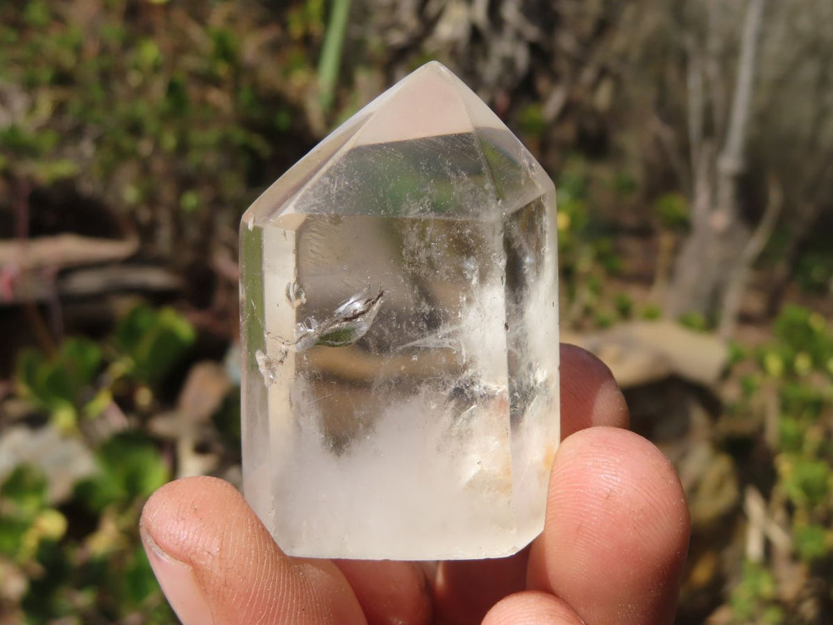 Polished Clear Quartz Points x 24 From Madagascar - Toprock Gemstones and Minerals 