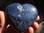 Polished Blue Lazulite Spheres & Hearts  x 6 From Madagascar - Toprock Gemstones and Minerals 