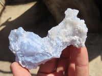 Natural Etched Blue Chalcedony Specimens x 24 From Nsanje, Malawi - Toprock Gemstones and Minerals 