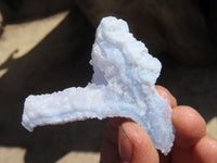 Natural Etched Blue Chalcedony Specimens x 24 From Nsanje, Malawi - Toprock Gemstones and Minerals 
