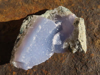 Natural Blue Lace Agate Geode Specimens  x 12 From Nsanje, Malawi - Toprock Gemstones and Minerals 