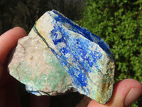 Natural Azurite & Malachite On Dolomite Specimens  x 12 From Kaokoveld, Namibia - Toprock Gemstones and Minerals 