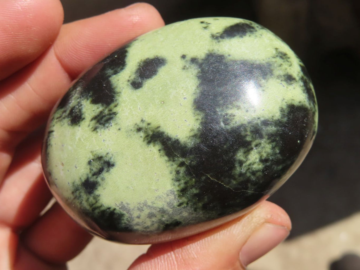 Polished Leopardstone Galets x 12 From Inyanga, Zimbabwe - Toprock Gemstones and Minerals 