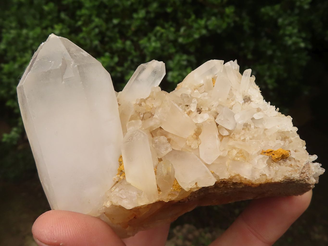 Natural Mixed Quartz Clusters  x 12 From Madagascar - TopRock