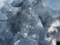 Natural Blue Celestite Geode Specimen With Cubic Crystals (Hole Drilled In Back For Light) x 1 From Sakoany, Madagascar - TopRock
