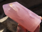 Polished Gemmy Rose Quartz Points x 4 From Antsirabe, Madagascar - Toprock Gemstones and Minerals 