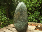 Polished Green Fuchsite Quartz Standing Free Form  x 1 From Madagascar - TopRock