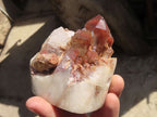 Natural Red Hematoid Quartz Specimens x 2 From Karoi, Zimbabwe - Toprock Gemstones and Minerals 