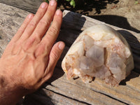 Natural Red Hematoid Quartz Specimens x 2 From Karoi, Zimbabwe - Toprock Gemstones and Minerals 