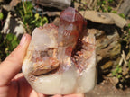 Natural Red Hematoid Quartz Specimens x 2 From Karoi, Zimbabwe - Toprock Gemstones and Minerals 